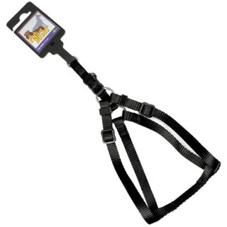 Nylon Harness with Safety Buckle, Black, 10mm x 22-40cm