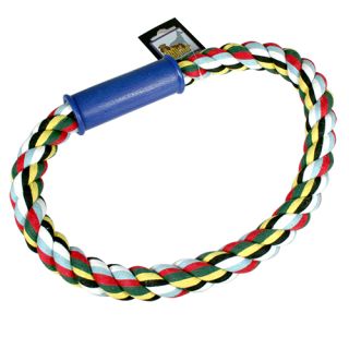 Cotton Chew Knot, Round Shape, Mixed Colors, 340 grams, 30 cm