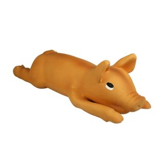 Pig Latex, dark beige, medium size, 38 cm.
