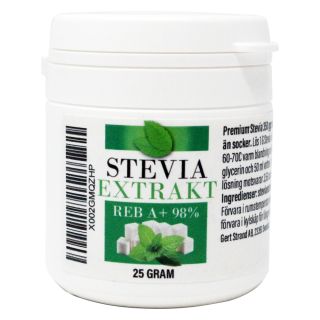 Stevia extrakt Aromhuset REB A+ 98% 25 G