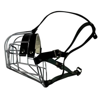 Large Steel Muzzle for Boxer