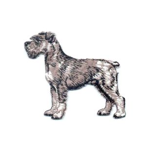 Embroidery Patch Miniature Schnauzer