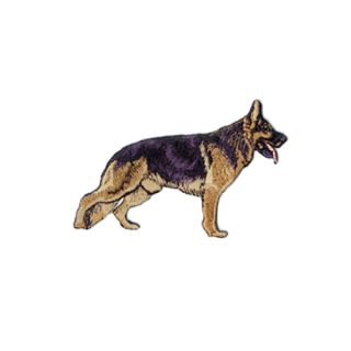 Embroidery Patch Shepherd Whole Dog/GSD