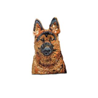 Embroidery Patch Shepherd Head Front View 2/GDS