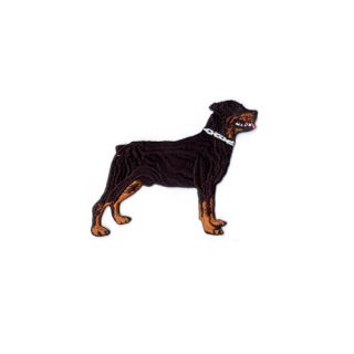 Embroidered Patch Rottweiler, Whole Dog