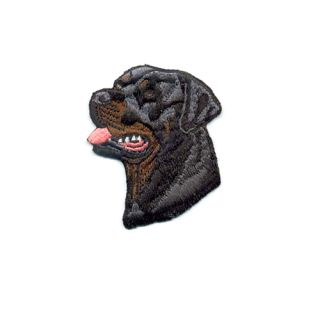 Embroidery Patch Rottweiler Head without Text