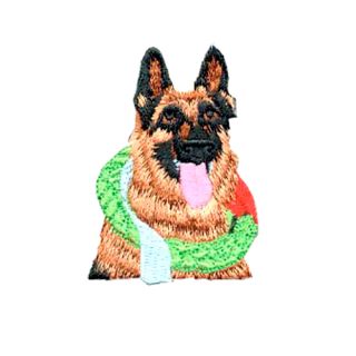 Embroidery Badge Shepherd with Wreath/GSD Winner