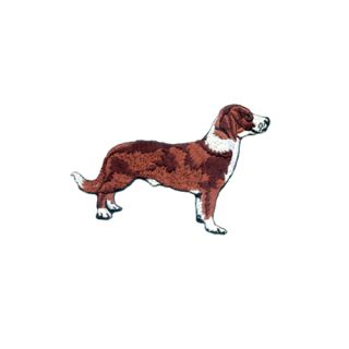 Embroidery Badge Drever, Whole Dog