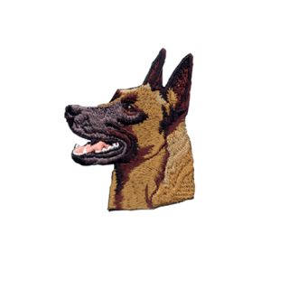 Embroidery Patch Malinois Head