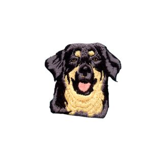 Embroidery Patch Hovawart, Black and Tan