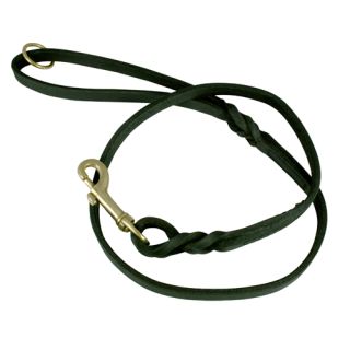 Utility Leash, Black, 100 x 12 mm