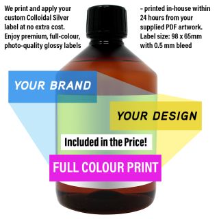 Colloidal Silver Private Label 500ML 10ppm